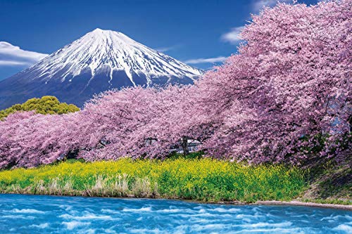 Epoch Fuji from 1000 Pieces Jigsaw Uruigawa RyuGen Edge - Shizuoka (50 × 75 Cm)