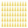 50Pcs Caulk Cone Nozzle PE Plastic Fine Tip Reusable Caulking Nozzle for Sealant Glue