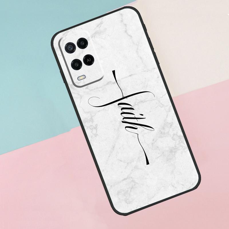 Христианская цитата из Библии для чехла на телефон Oppo A74 A94 A54 A80 A78 A98 A40 A60 A18 A38 A58 A15 A17 A77 A57S A16 A76 A96
