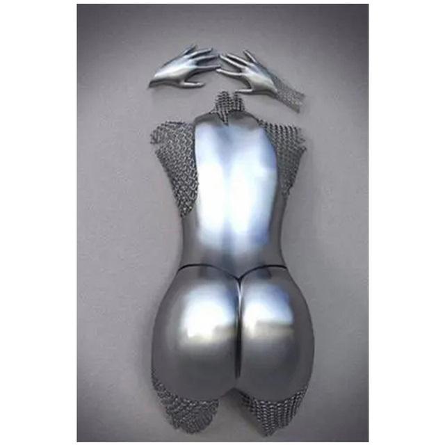 Современная металлическая фигурка, статуя, переплетение души, художественная роспись на холсте, абстрактная романтическая печать плакатов, настенная картина, декор комнаты, без рамки