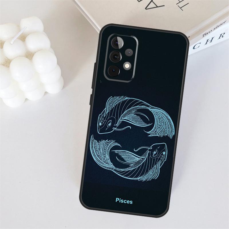 Знак зодиака для Samsung Galaxy A56 A36 A26 A16 A05 A06 A22 A32 A52 A54 A34 A14 A55 A15 A53 A33 A35 Чехол