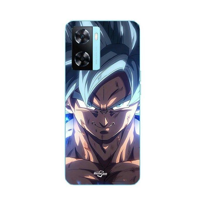 Coque de téléphone - MANIACASE - Oppo A57 4G - Silicone TPU - Dragon Ball Z GOKU - Noir