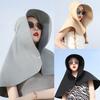 Женская широкополая шляпа от солнца, новая кепка-ведро с клапаном на шее, полная защита, анти-УФ, моющиеся пляжные шляпы, женская панама