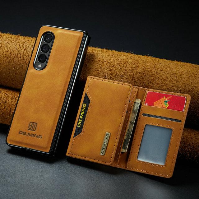 Кожаный чехол для телефона с защитой от падения в деловом стиле для Samsung Galaxy Z Fold 4 5g Fold4 Fold3 Fold 3 S23 S22 Ultra S20 Plus S21 Fe