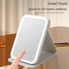 Dimmable Desktop Cosmetic Mirror Charging Vanity Mirror Multipurpose Makeup Mirror  Bathroom