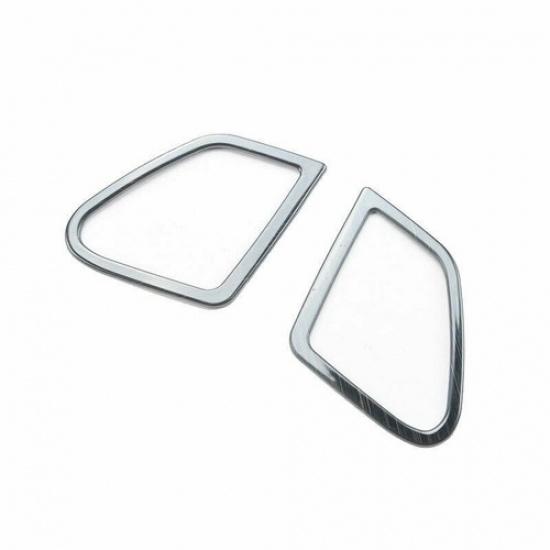 A Post Speaker Frame Cover Trim 2* For Honda Accord 8th 2008-2013 Black Titanium