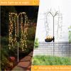 Solar Garden Lights Outdoor Decor 1Pack, Artificial 100 LEDs Tree Lights Yard Planter Patio Lawn Flowerbed Path Decorative Outside