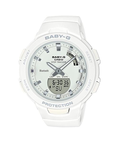 Casio Men's Resin 100M Water Resistant Digital Shock Resistant Quartz Watch BSA-B100-7A