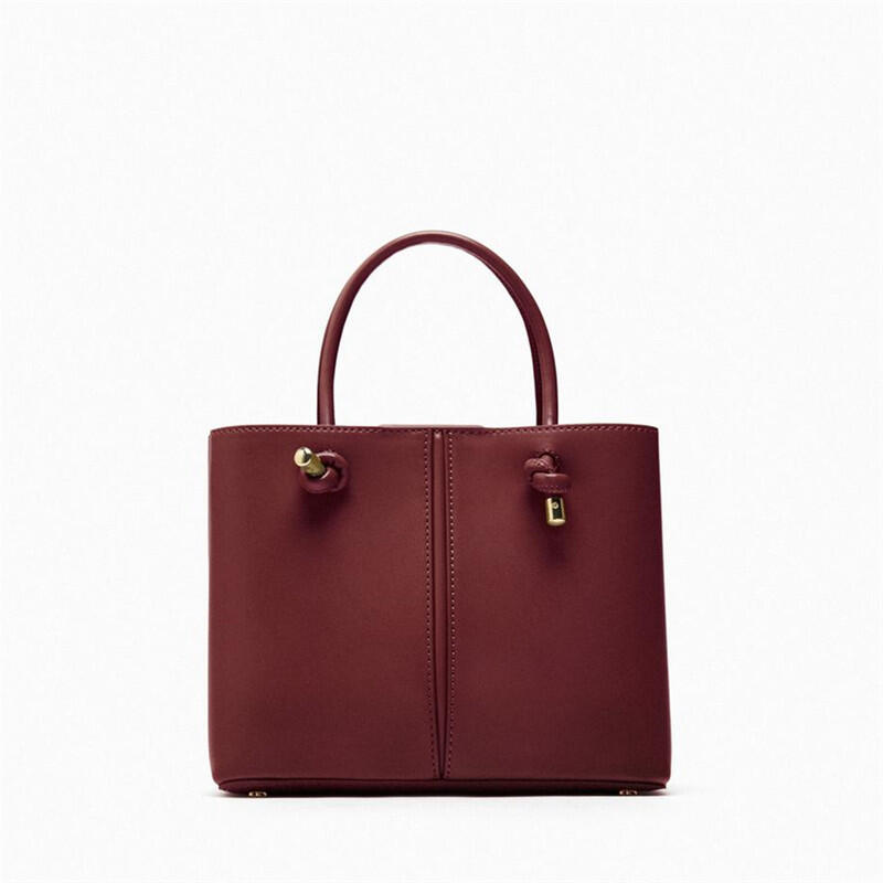 Простые женские сумки через плечо из искусственной кожи, повседневные женские сумки-ведра, однотонные, большой емкости, ручные женские сумки