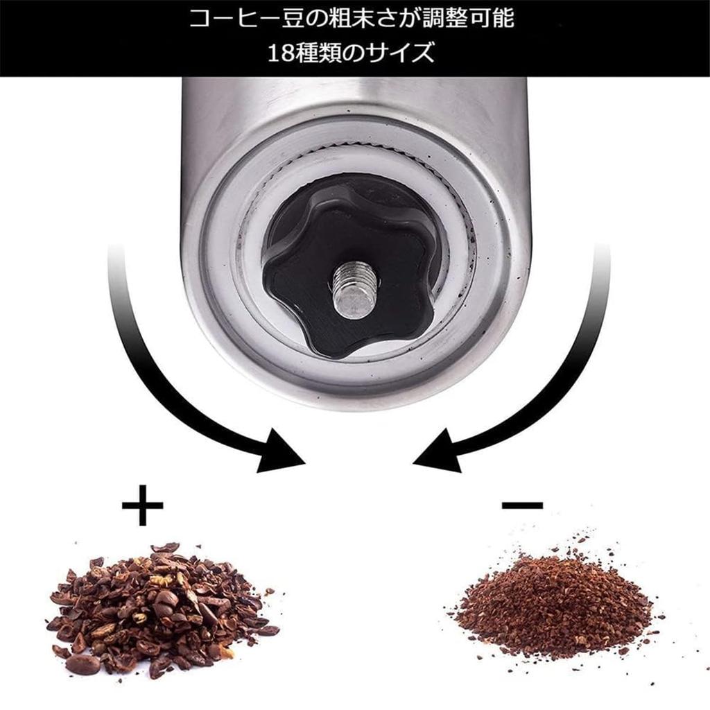 Ручная кофемолка из нержавеющей стали 304, керамическая, совместимая с черным перцем и перцем, удобная для переноски, наружная кофемолка, ступка, порошок,