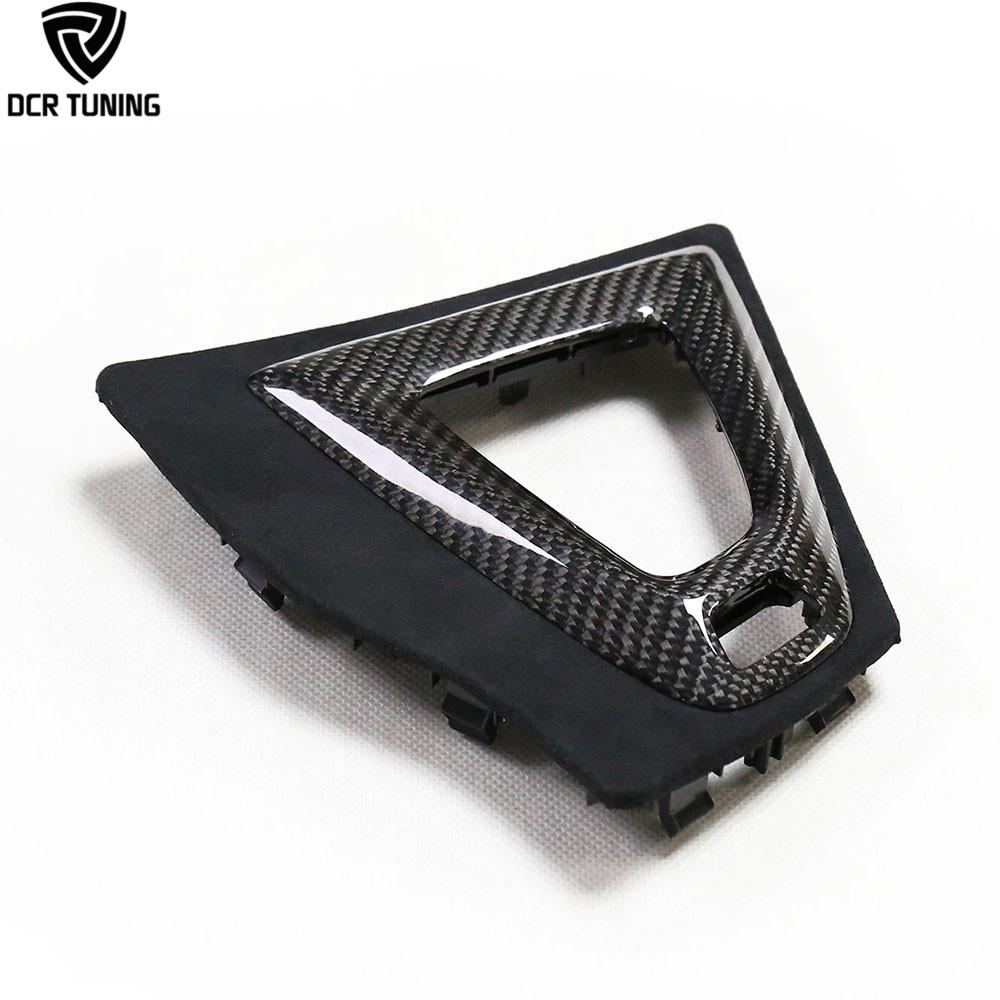 Carbon Fiber Interior Gear Surround Cover for BMW M3 F80 M4 F82 F83 RHD ONLY Console Base Trim Replacement 2014-2019