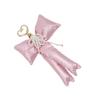 Pearls Knot Pendant Cellphone Charm Colorful Keychain Detachable Phone Lanyard Handmade Ornament for Wallet Bag