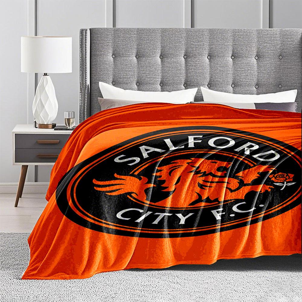 Salford City FC Logo Blanket for all seasons blanket lunch break throw gift