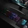 CHONCHOW Gaming Keyboard Mouse Set, Compatible with PS4 Switch, 108 Keys, Japanese Layout, [No Conversion][Conversion] Keys, LED Backlight, 19 Keys,