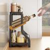 Kitchen Storage Rack Seasoning Rack Countertop Soy Sauce Seasoning Storage Rack Household Appliances