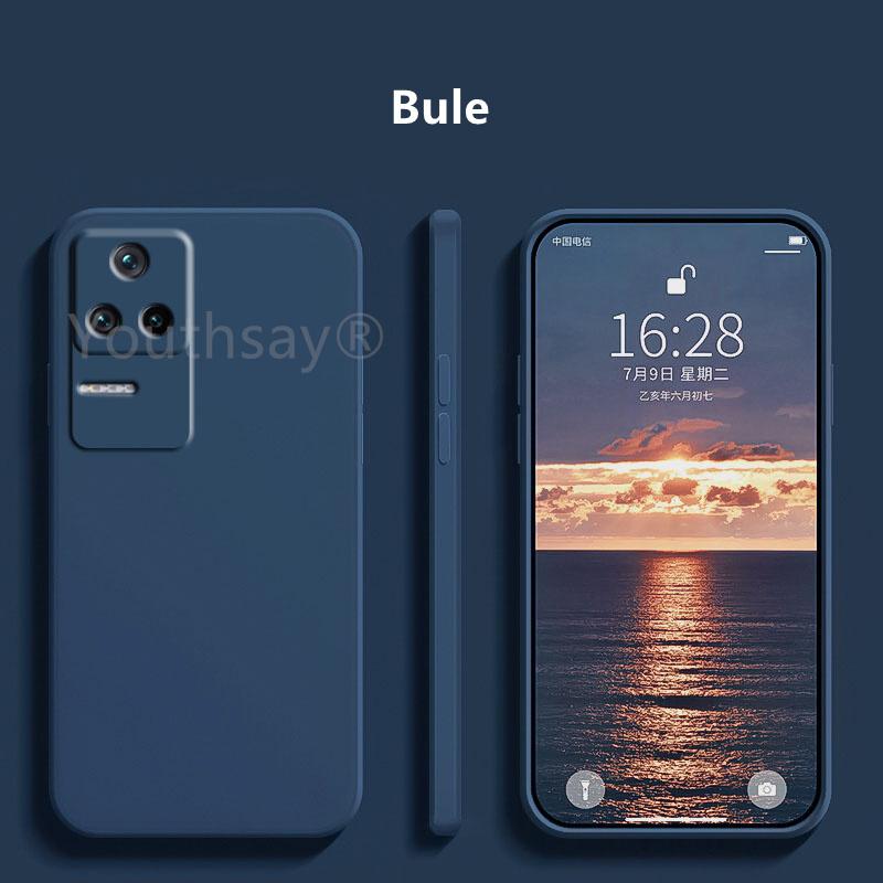 Для Poco F4 Чехол для Xiaomi Poco F4 M4 Pro X4 GT Чехол Coque Мягкий жидкий силиконовый чехол для телефона TPU для Poco F4