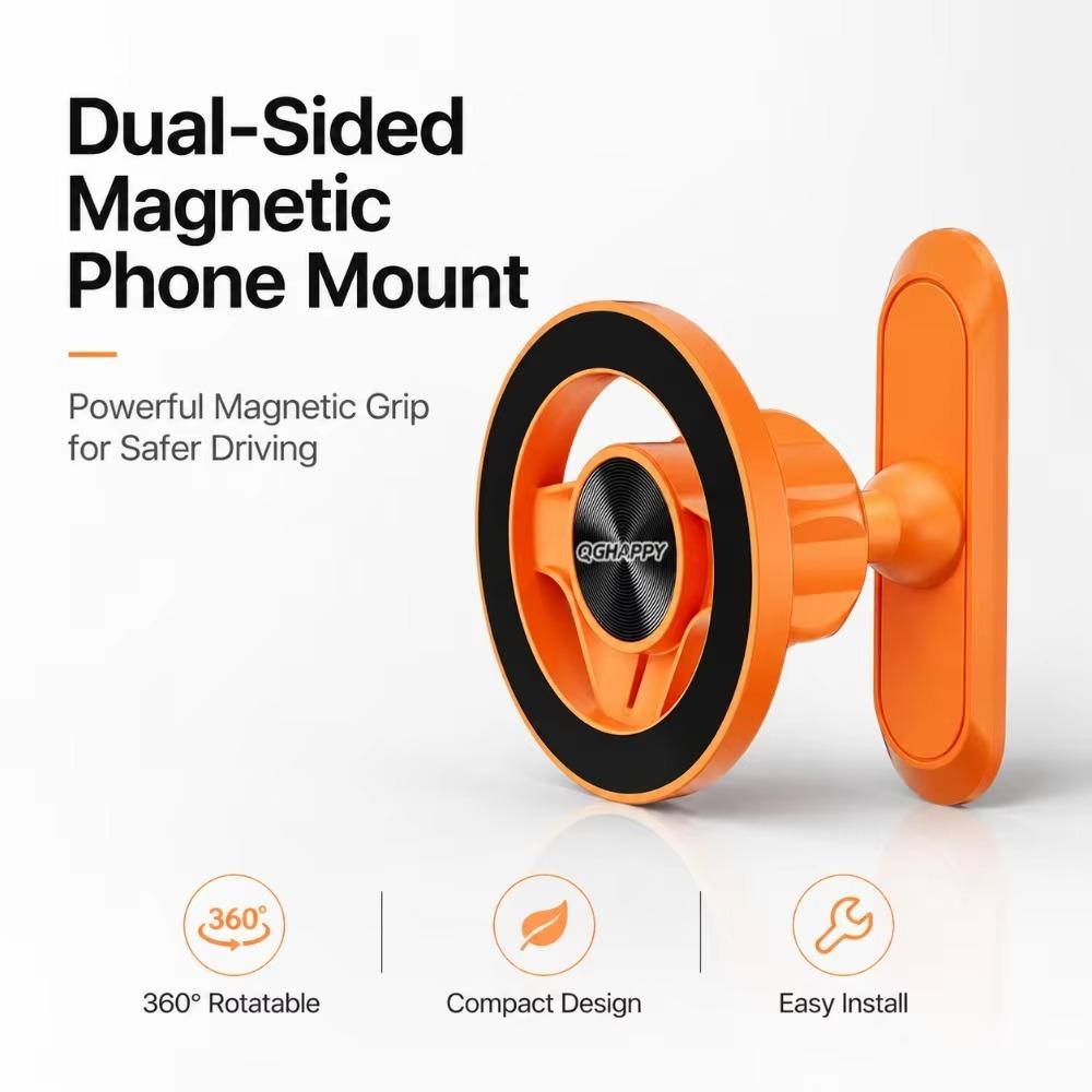 Adjustable Phone Holder 360° Rotatable Strong Magnet Bracket New Car Phone Mount Car