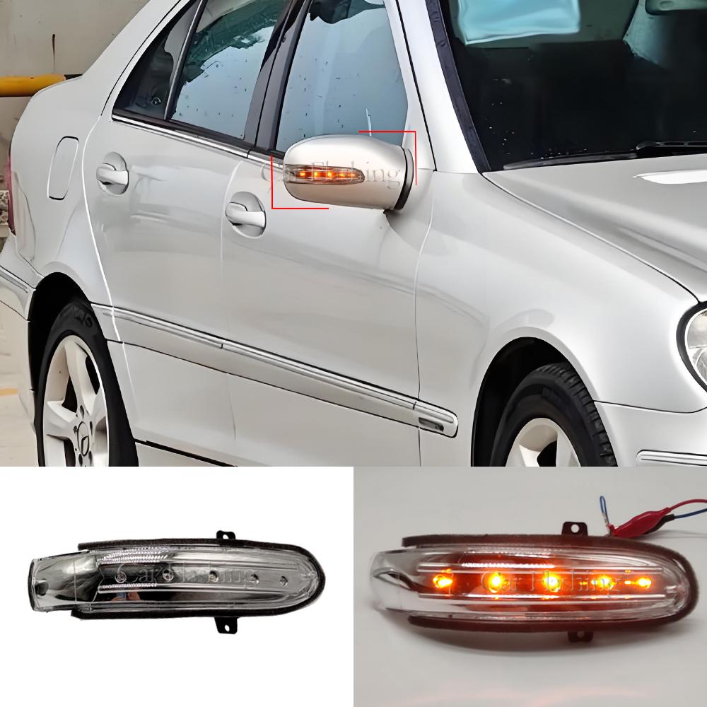 Для Mercedes Benz C230/240/280/320/350 W203 2001-2007 Зеркало двери Световой сигнал поворота Маркер Поворотник Лампа