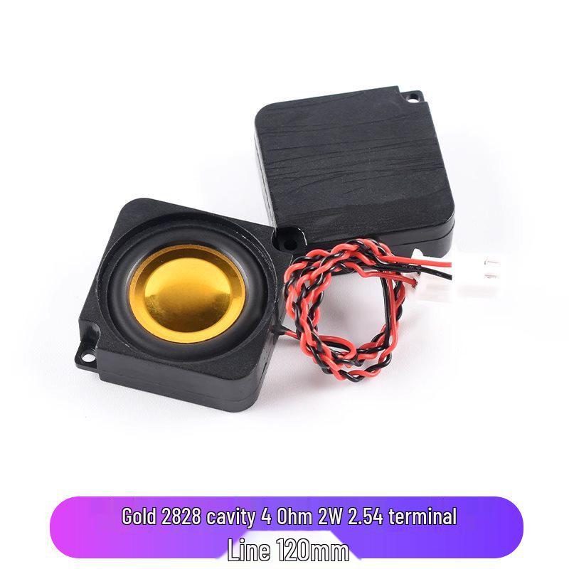 2828 Маленький 4-омный 2/3 Вт широкополосный басовый динамик для домашнего или настольного обогрева
