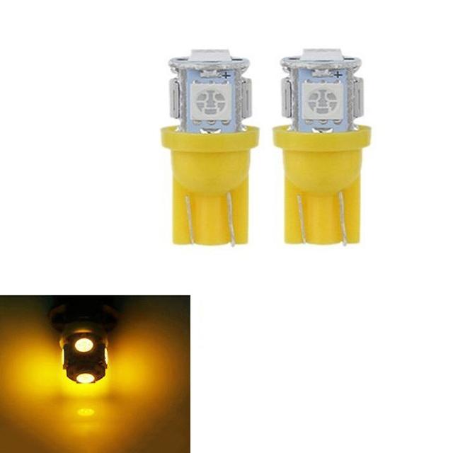 2 шт. T10 DC 12V 5SMD 5050 Ксеноновые светодиодные лампы 192 168 194 W5W 2825 158 Подсветка двери Подсветка салона KTY