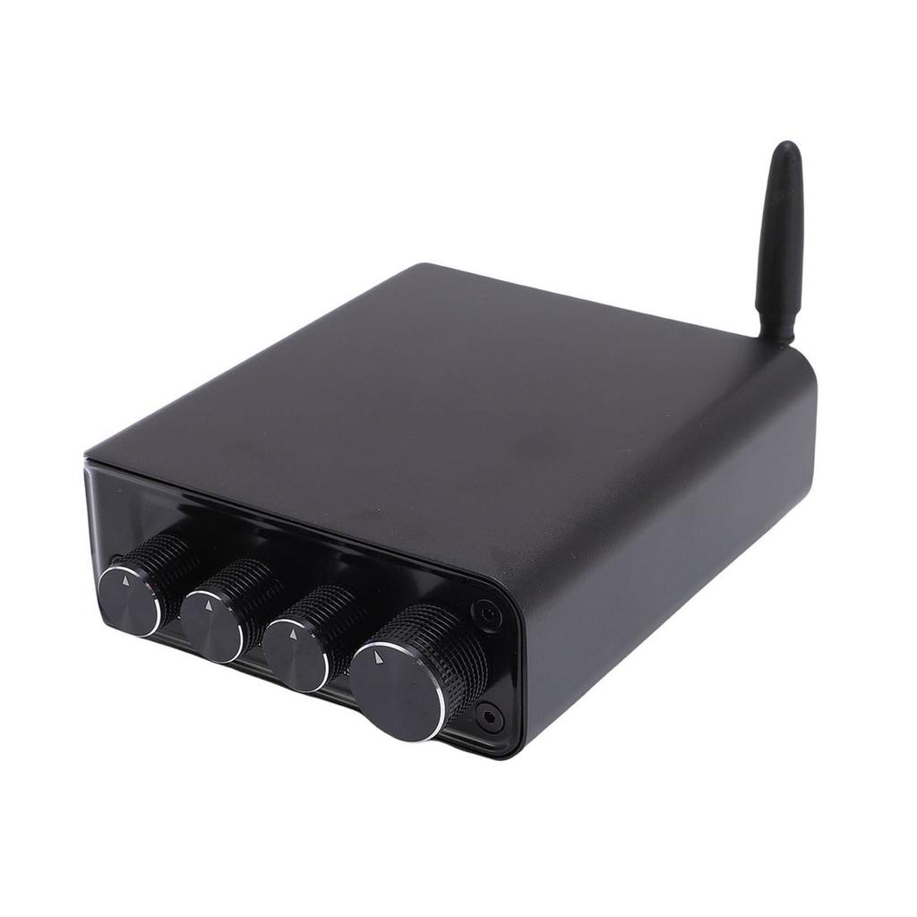 Стереоусилитель Bluetooth 5.4 USB AUX Вход 2 канала 50 Вт x 2 Hi-Fi усилитель для MP3 WAV WMA APE FLAC Вилка США