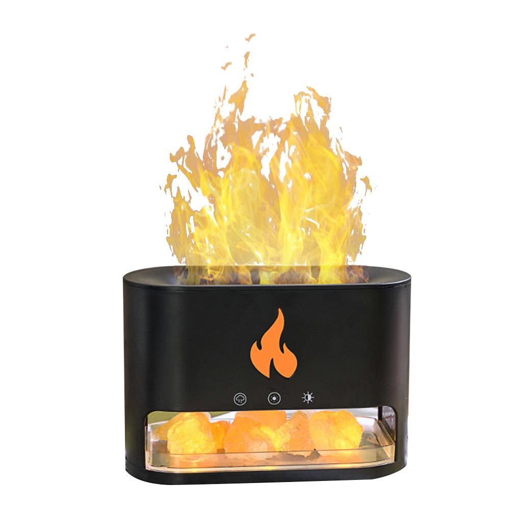 Ароматический диффузор Flame USB, электрический туманообразователь с ночником, портативный настольный ароматерапевтический аппарат для дома, рождественский подарок