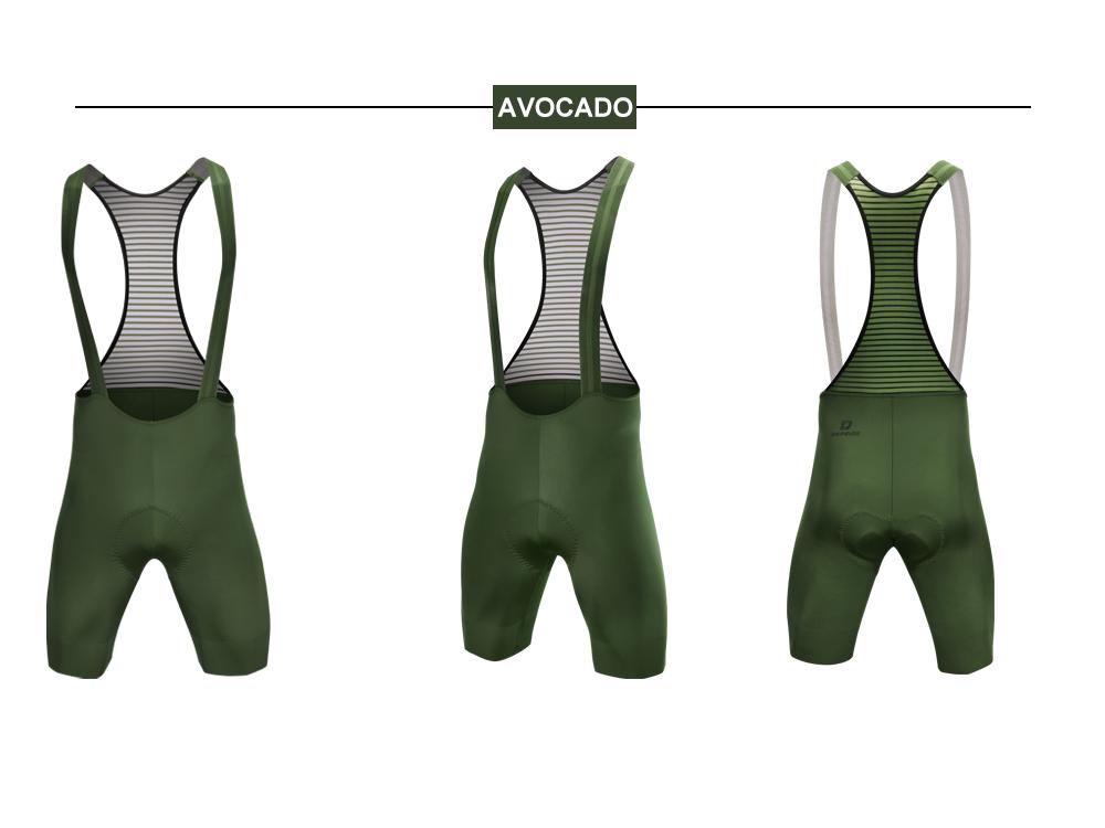 Летние велосипедные шорты-бибы Yongwei Darevie с противоскользящим эффектом - Высокоэластичные, цельные для горного/шоссейного велосипеда.