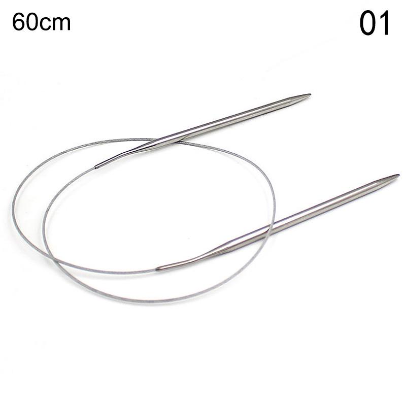 120cm Circular Knitting High Quality Knitting Needles Stainless Steel Crochet Needle Crocheting
