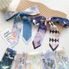 Thin Narrow Long Scarf Spring Autumn Bag Waist Belt Ribbon Hair Tie Scrunchies Headband Scarves Neck Wraps Neckerchief Headscarf