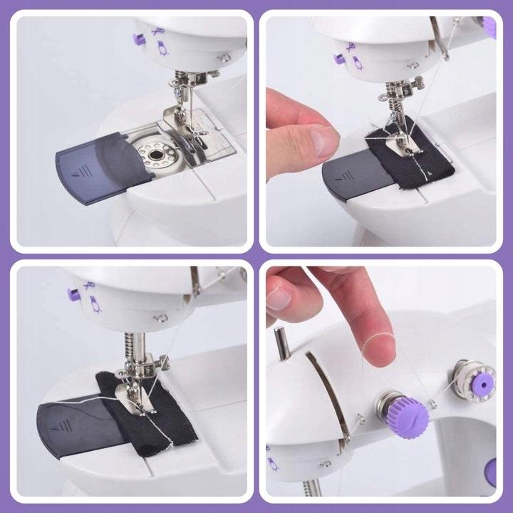 Mini Sewing Machine LED Backlight Portable 2 Modes + Accessories