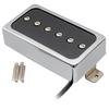 Artec SHA66C Alnico 5 Splendor Humbucker-Size P-90 Pickup Bridge PU for Les Paul Electric Guitars, Chrome/Black