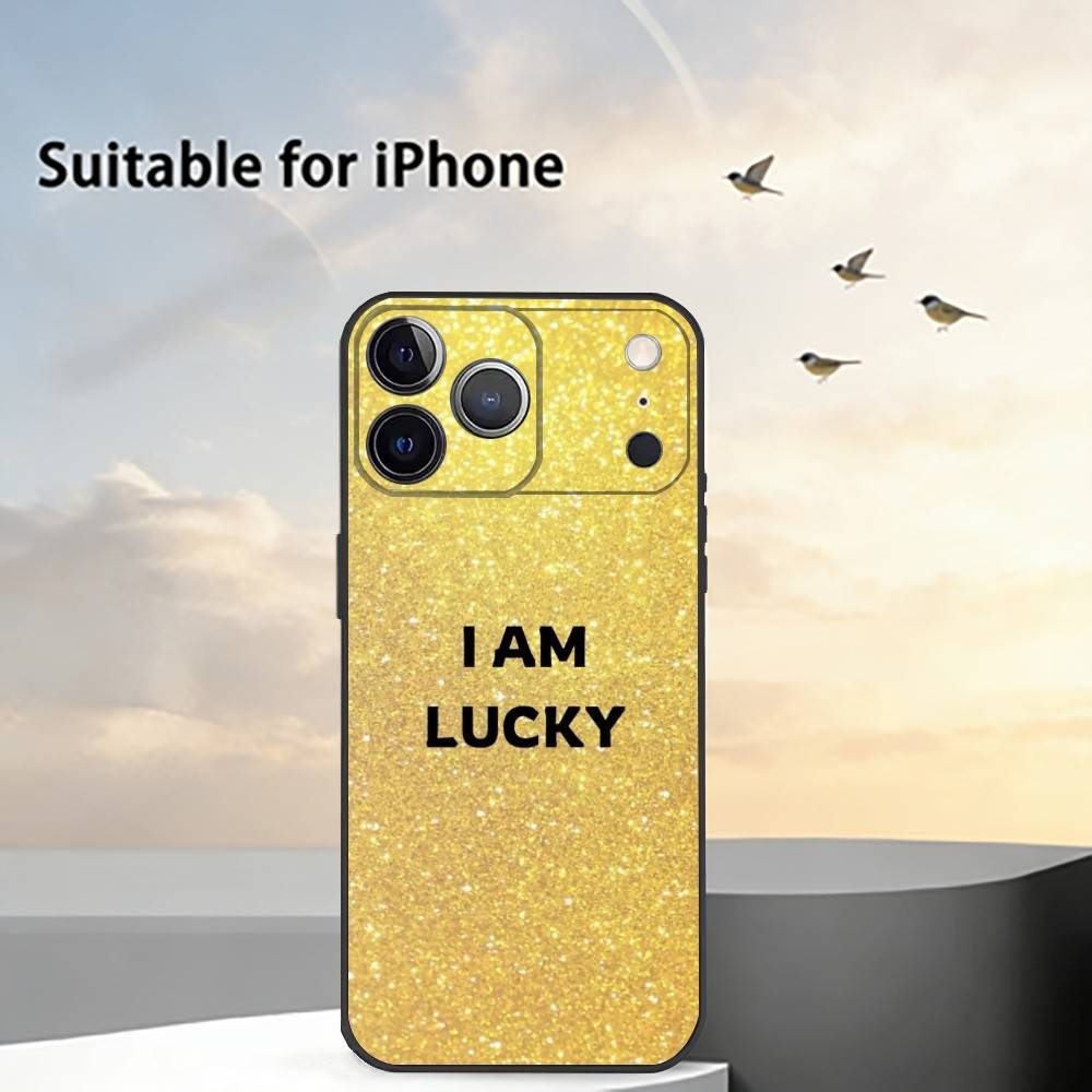 Денежное Золотое A-Art Чехол для Телефона Силиконовый Мягкий Для IPhone 17 16 15 14 13 12 11 X XR Plus Pro Max Plus