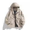 Men's Autumn Men's Tooling Jacket Fashion Casual Men's Loose Hooded Functional Autumn Clothes