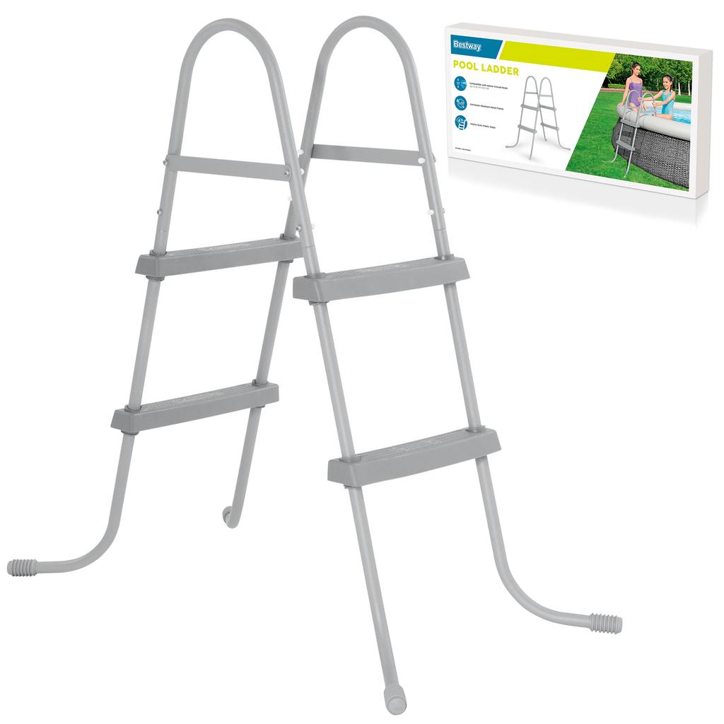 Металлическая лестница для бассейнов 84 см Bestway 58430