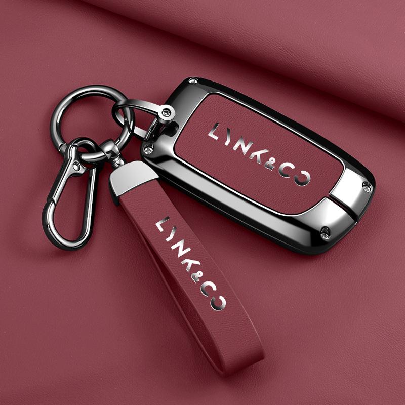 Модификационный комплект чехла для ключей Lynk & Co 900 для 2025 Z20 New Energy Z10 - Мужской металлический корпус с пряжкой