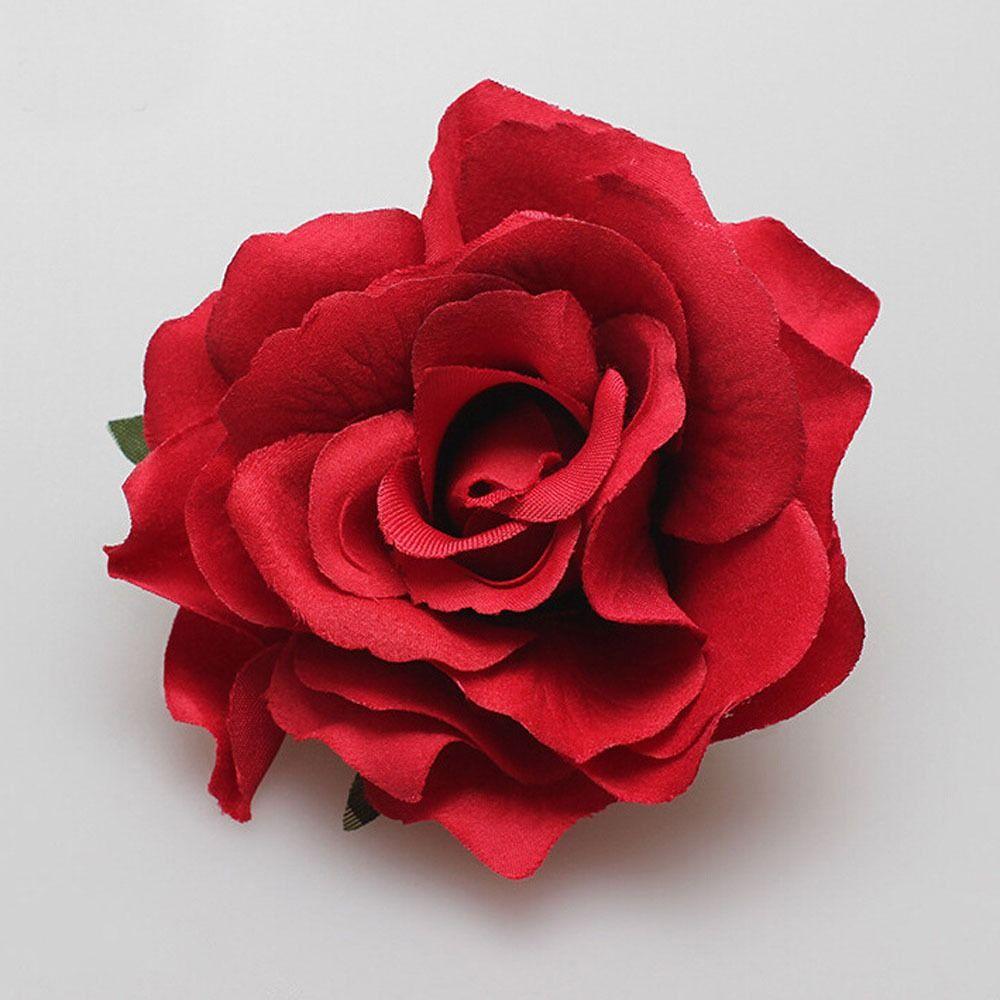 Accessories Bridesmaid Women Rose Flower Hairpin Brooch Hair Clip Wedding