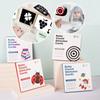 Babys Black and White High Contrast Flash Cards Visual Stimulation Card Montessori Toys Learning Educational Toys for Baby Gifts