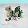 Cozy Green Cartoon Dinosaur Plush Toy Keychain Perfect For Children And Gifts