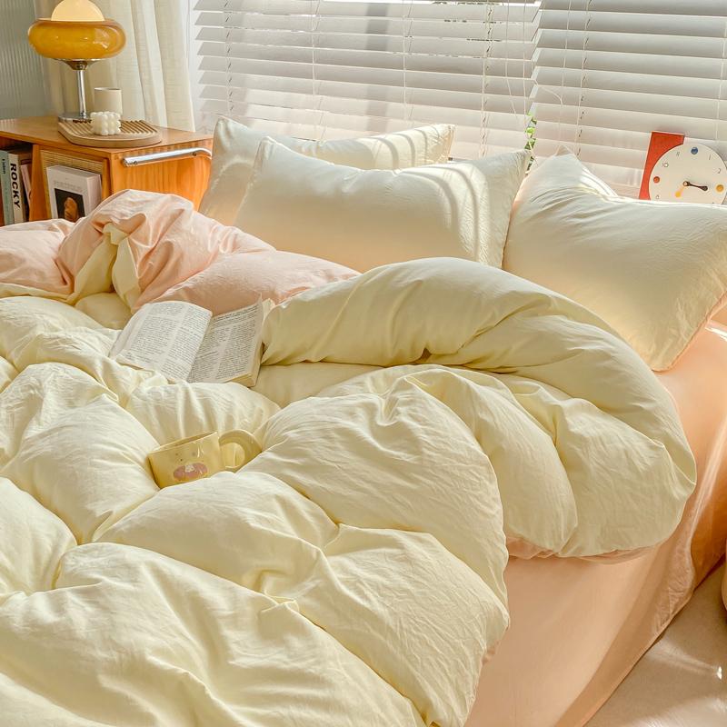 Постельное белье Покрывало с наволочкой простыня односпальное постельное белье пододеяльник Постельное белье с застежкой-молнией Queen/King