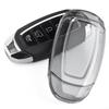 Black Transparent Key Fob Elantra Palisade TPU Soft Adhesive