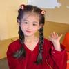 Little Girl Children's Hair Clip Chinese Style Plush Hair Clip Cute Cat Ear Hair Claw  Kids