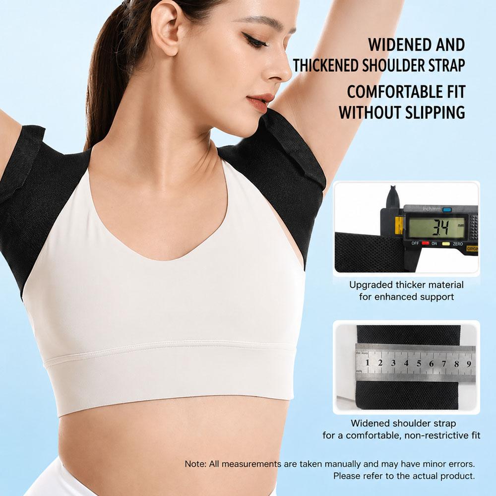 Adjustable Shoulder Posture Corrector Back Brace for Breathable Polyester Upper Back Support Belt Office Workers Students