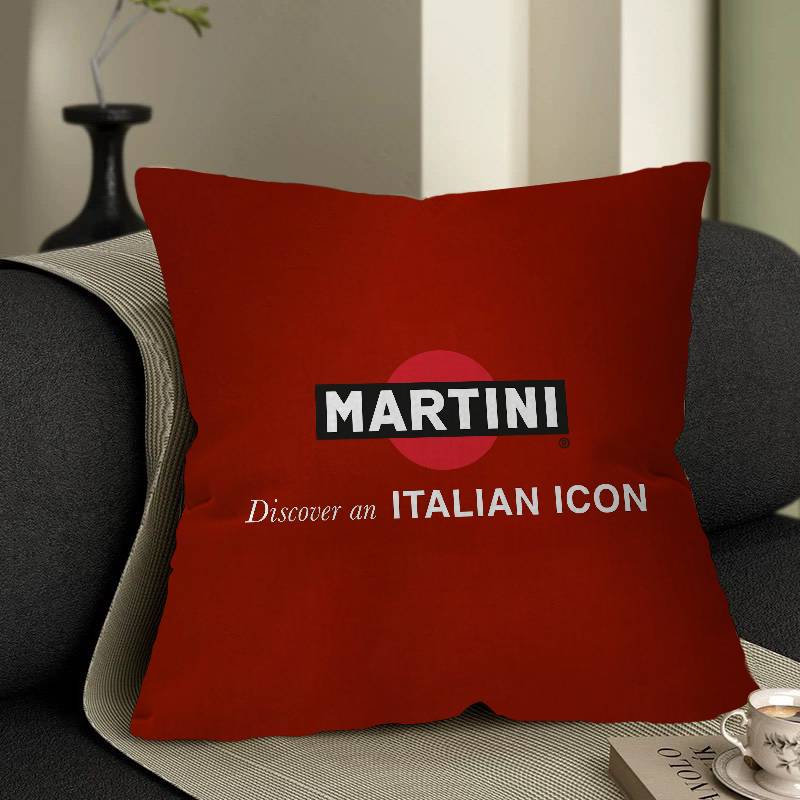 Classic Cocktail MMartini Racing Pillow Covers Cartoon Sofa Decorative Home Doublesided Printing Short Plush Cute Cushion