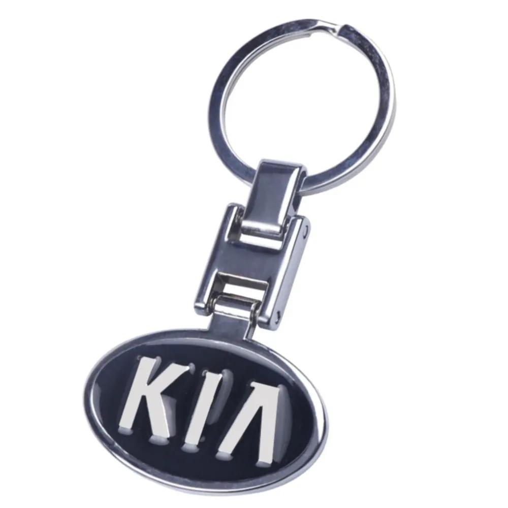 TQCX7 Car Styling Metal Key Ring Key Holder Braided Rope Key Case Accessories For KIA Morning Sorento Rio Stonic Sportage Ceed Optima