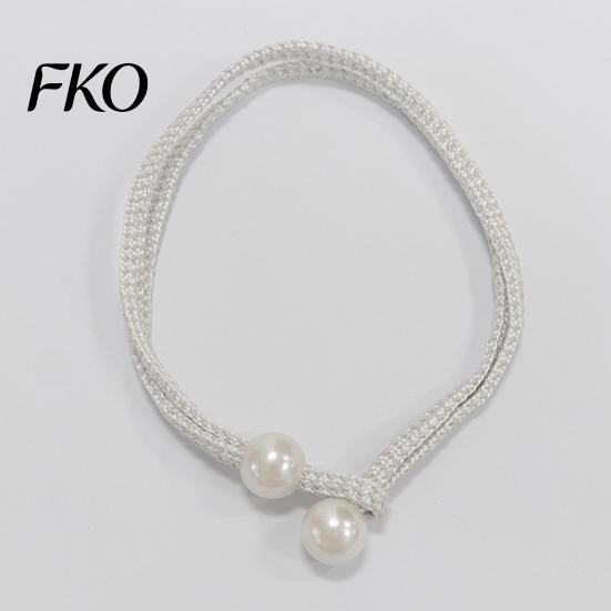 Curtain Tie 1 Pair Tiebacks for Drapes, Adjustable Rope Backs, Faux No Hole Hooks Pearls Cord Buckle Holder Home Hotel Office Window Drapery