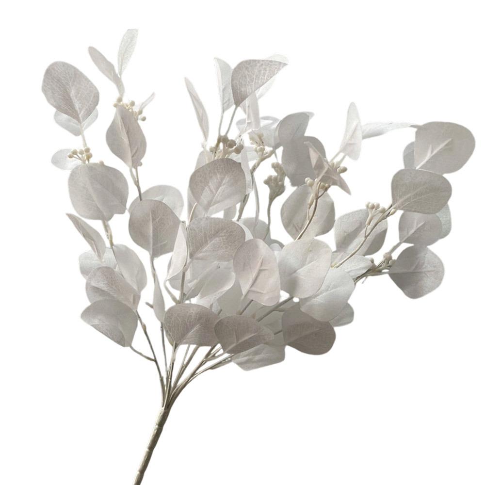 9 Branches Artificial Apple Leaves Multicolor Decorative Leaf Faux Plant Leaves Home Decoration
