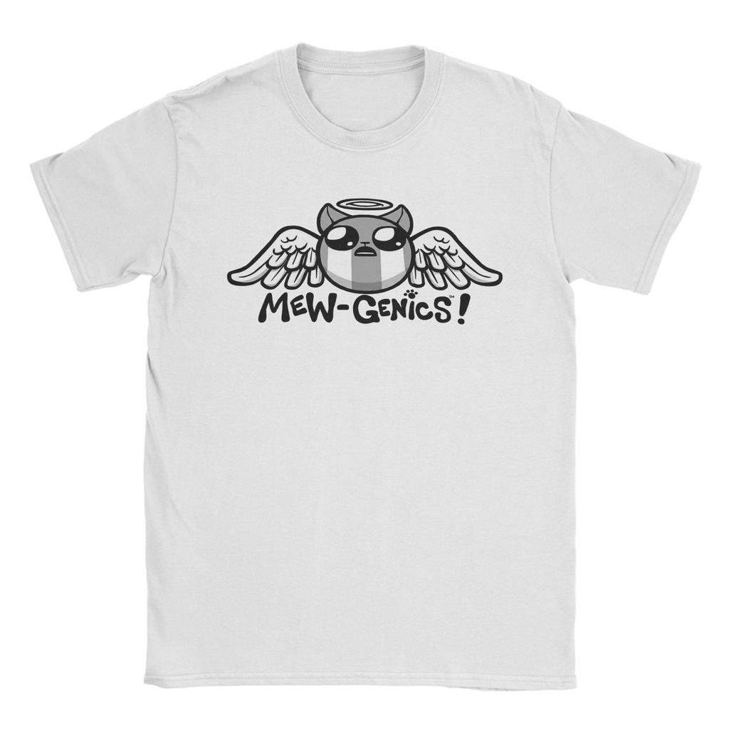 Mewgenics Characters Cat Game TShirts for Unisex  Novelty Cotton Tee Shirt Round Collar Short Sleeve T Shirt Summer Clothes