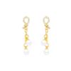 925 Silver Needle Retro Diamond & Pearl Tassel Earrings for Women - Trendy, Versatile, High-End Style
