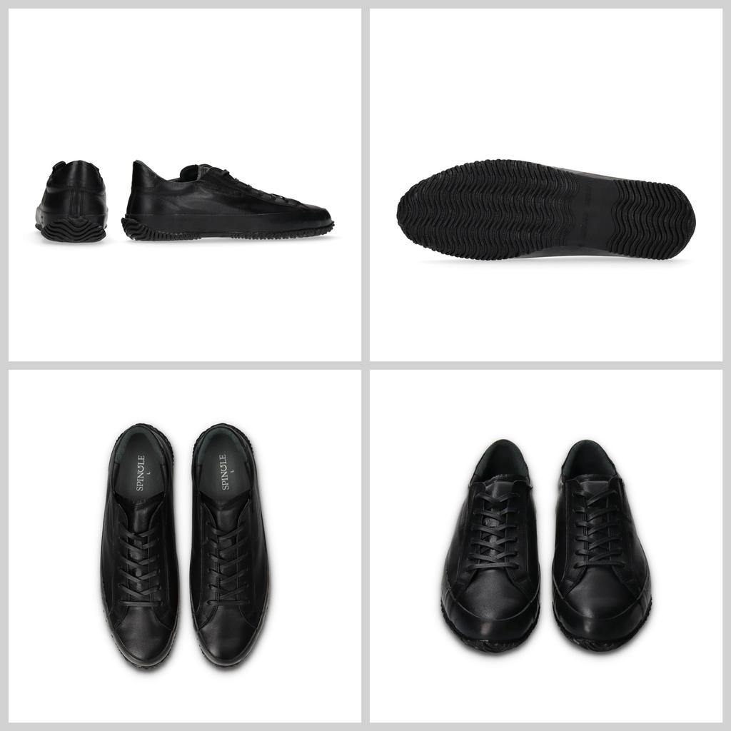 Черные кроссовки размера LL Business Shoes [Spingle] SP-6143 (27.5cm) Мужской