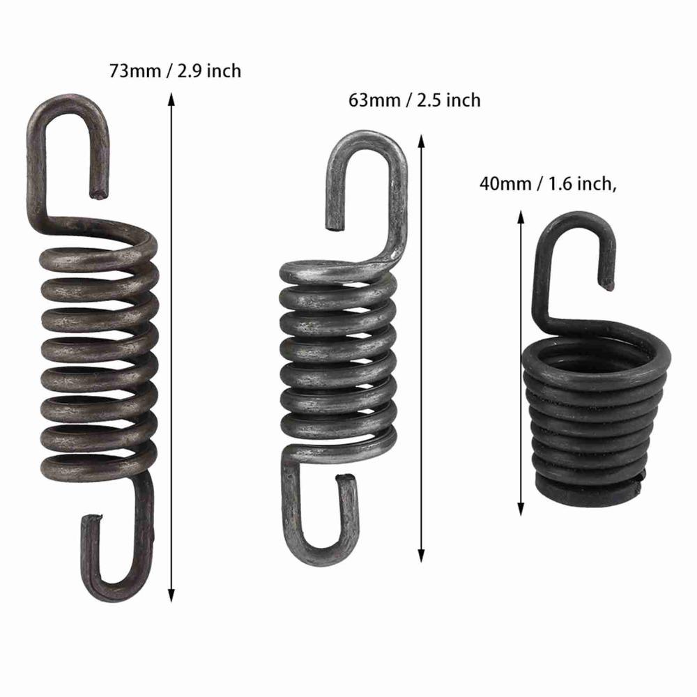 3PCS Dark Grey Chainsaw AV Spring Mount for Partner 350 351 370 371 390 420